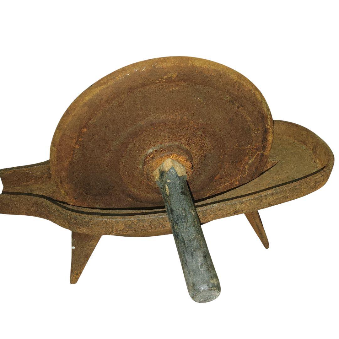 鉄製薬研　アンティーク雑貨　民俗資料