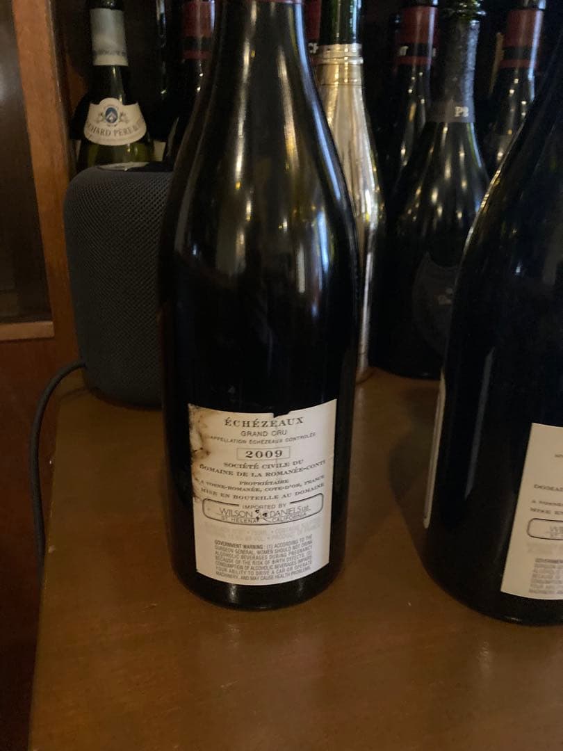 DRC エシェゾー　2009 空き瓶＋コルク