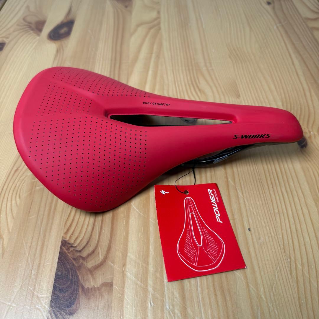 未使用品　S-WORKS POWER ARCサドル レッド155