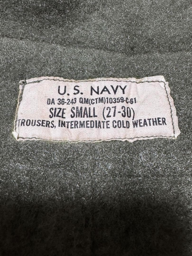 米軍 実物 デッキパンツ USN