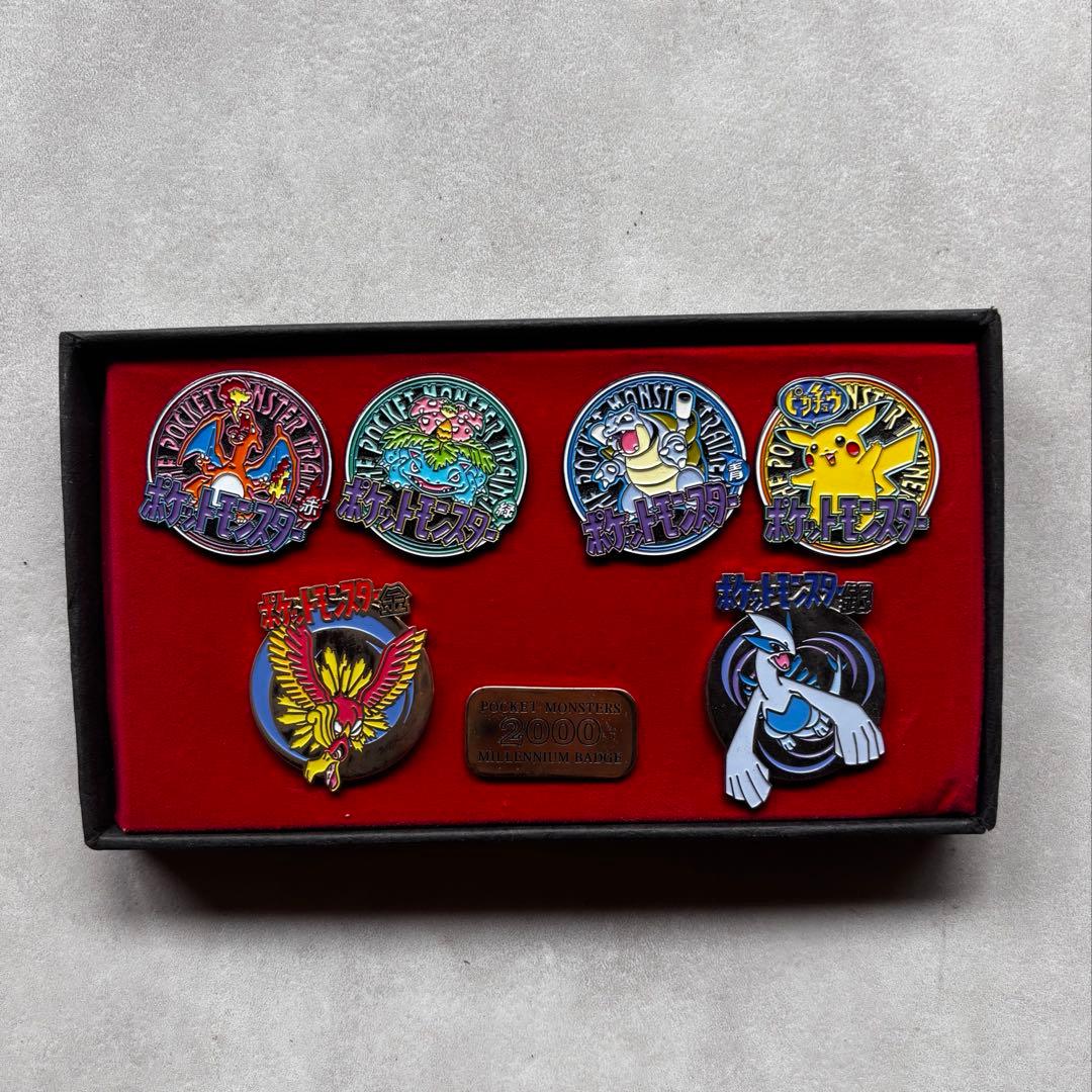 【希少】ポケットモンスター ミレニアムピンバッジセット　2000年　未使用