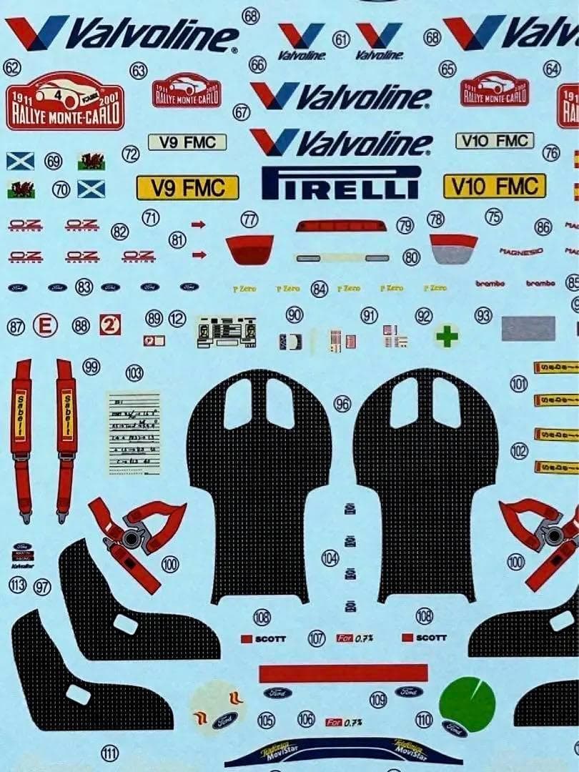 絶版 タミヤ 1/24 フォード・フォーカス RS WRC 01 w/フィギュア
