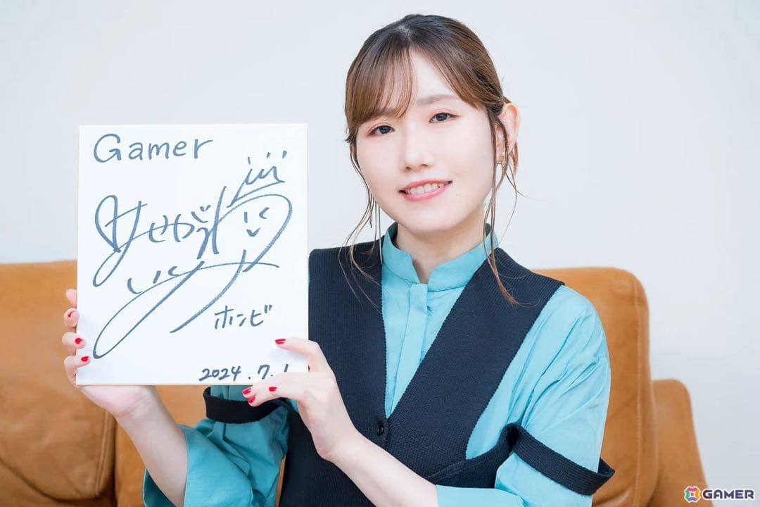 長谷川育美 直筆サイン色紙