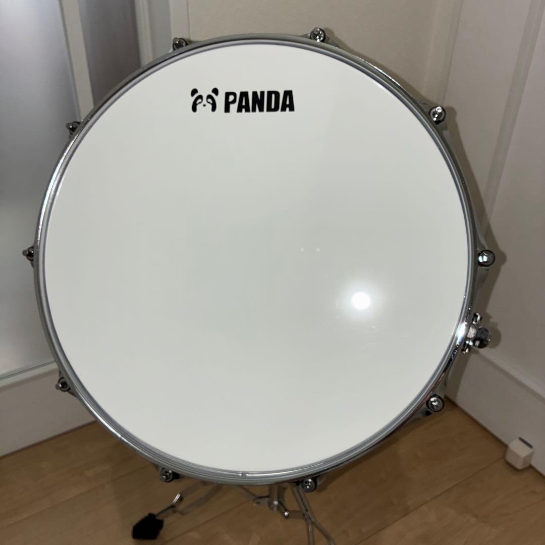 スネアドラム　panda ケース　スタンド付き