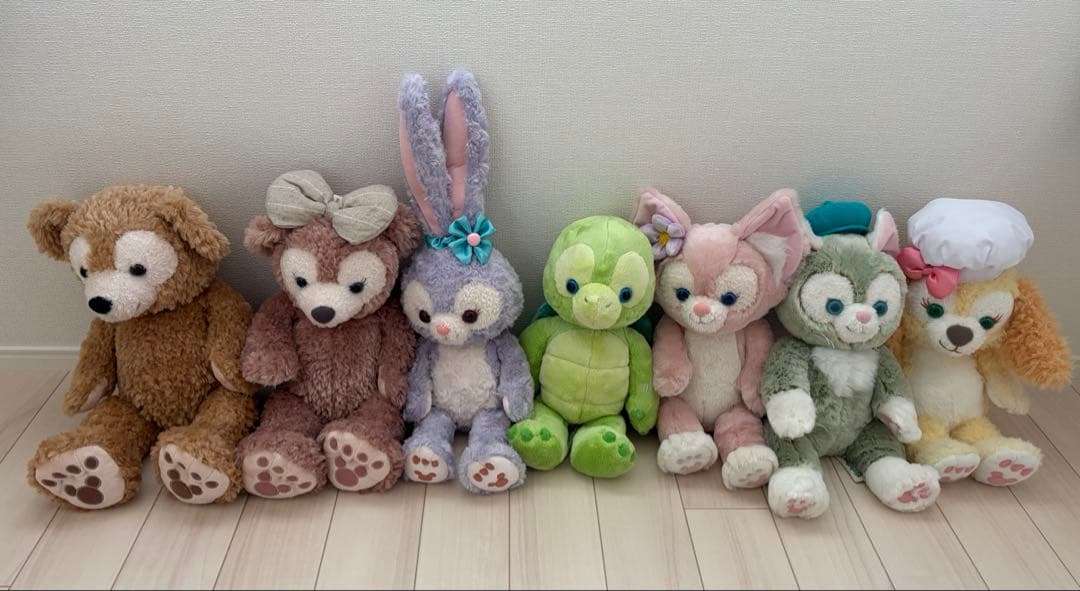 ダッフィーアンドフレンズ　ぬいぐるみセット