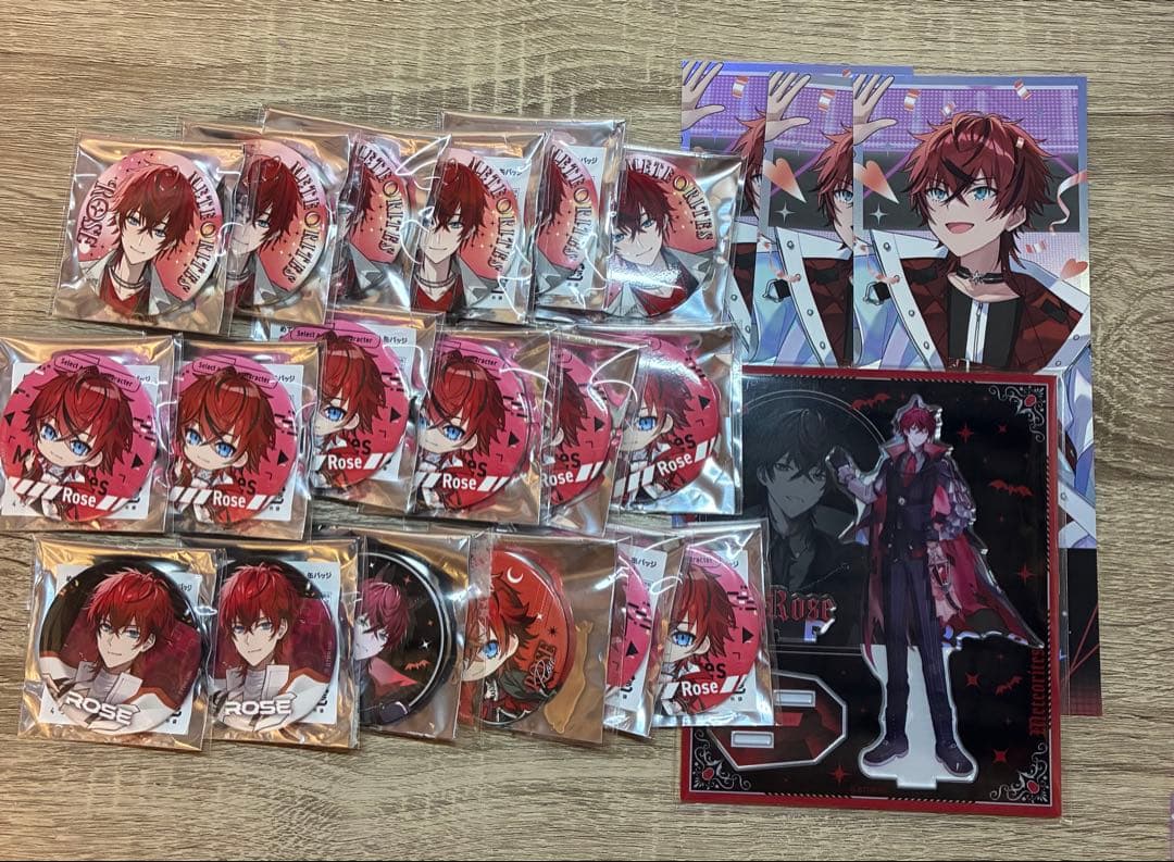 めておら ロゼ アクスタ 缶バッジ ホロチケ セット