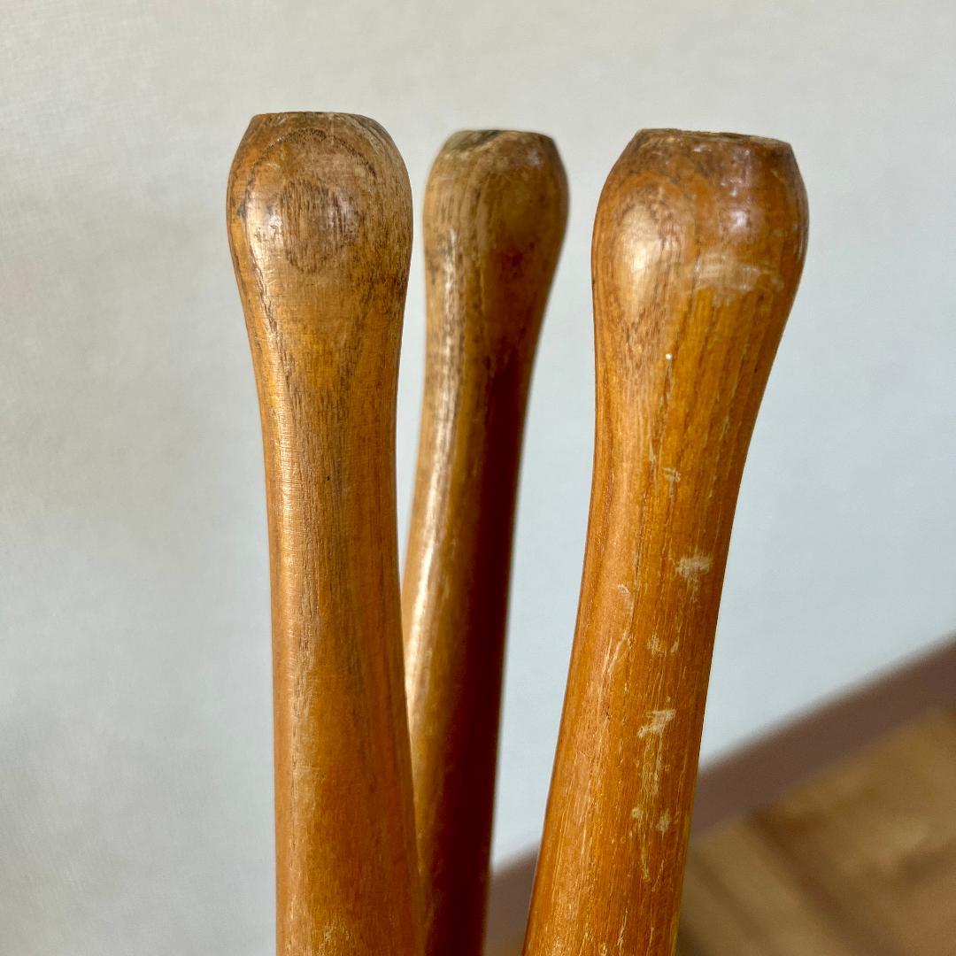 ハンティングチェア フランス製 ヴィンテージ レザースツール 折りたたみチェア