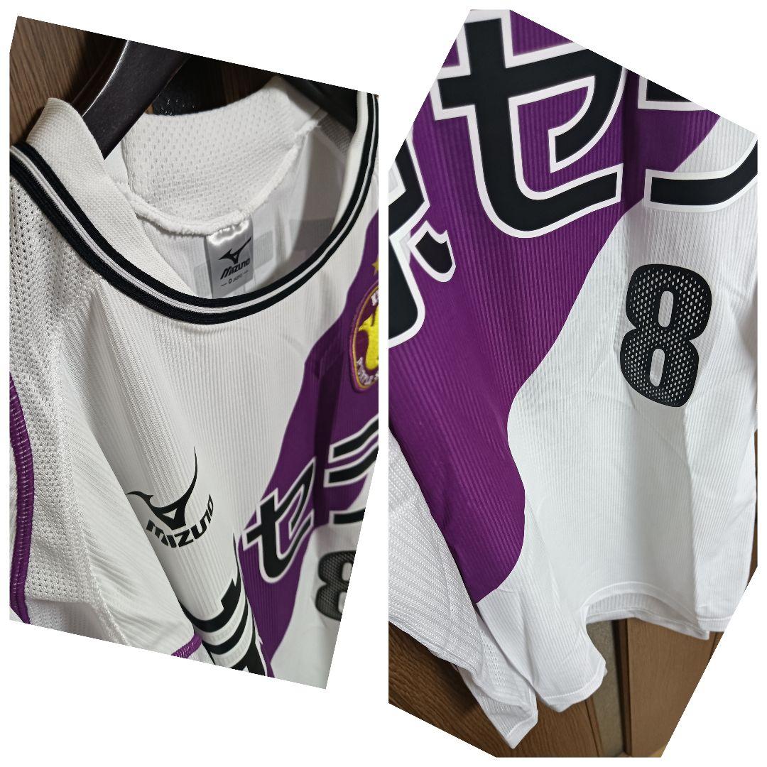 ミズノ 京都サンガ 美尾敦 #8 ユニフォーム 05/06アウェイ 紙タグ付き