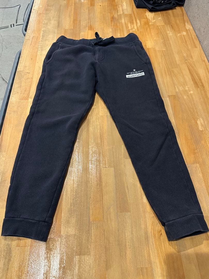 PEARLY GATES メンズジョガーパンツ サイズ6 黒