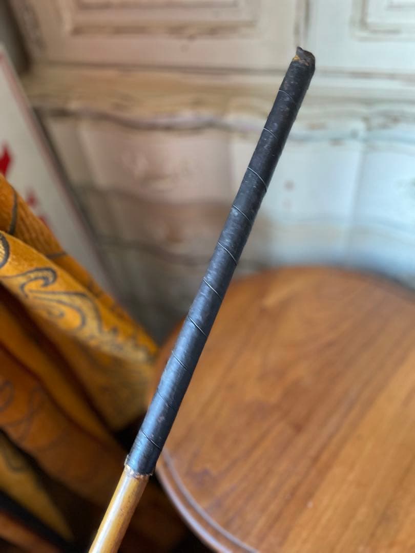 アンティーク　木製　ゴルフ　クラブ　ヒッコリー　アイアン　A　100年　アメリカ