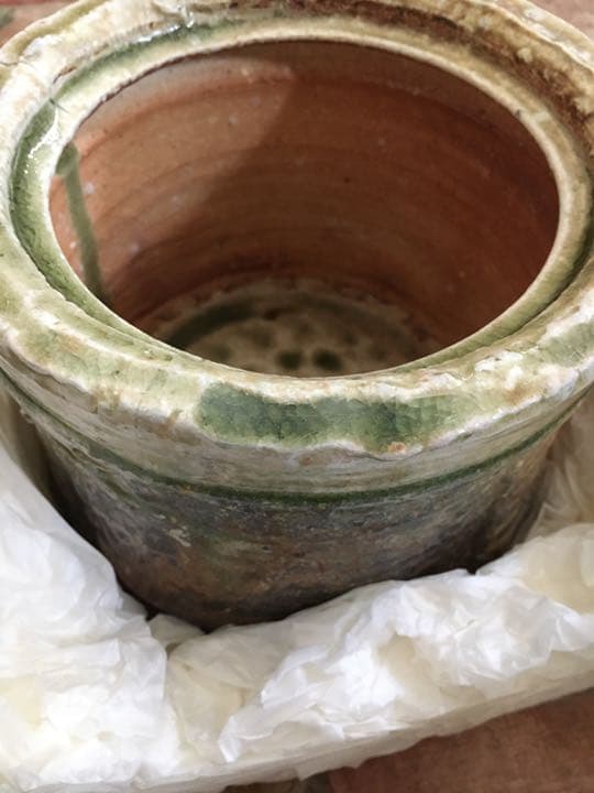 信楽焼　不言窯　水指