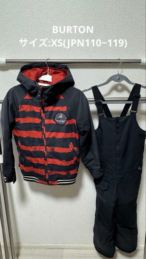 BURTON キッズ スノーボードウェア XS