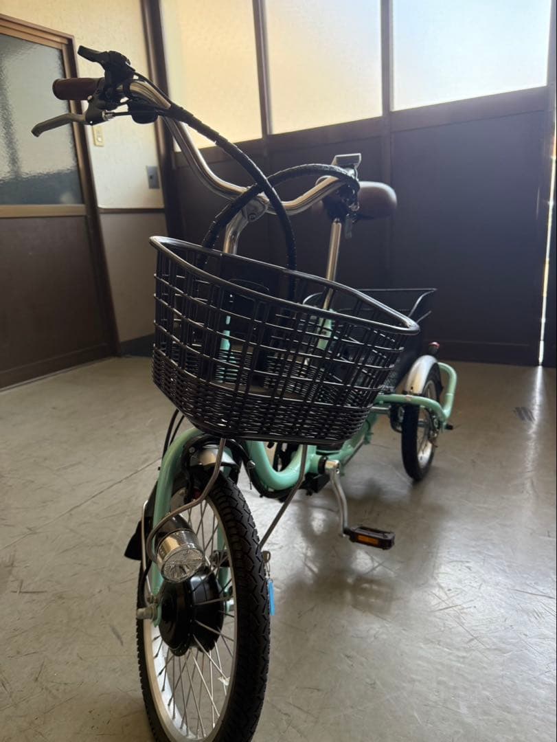 【大人・老人用】 三輪電動自転車ミムゴ グリーン YEBISUみなみ