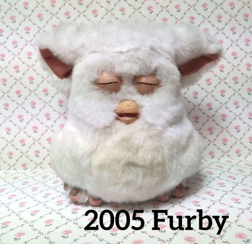 ファービー2 2005 Furby シュガースノー 英語版 青目 動作確認すみ