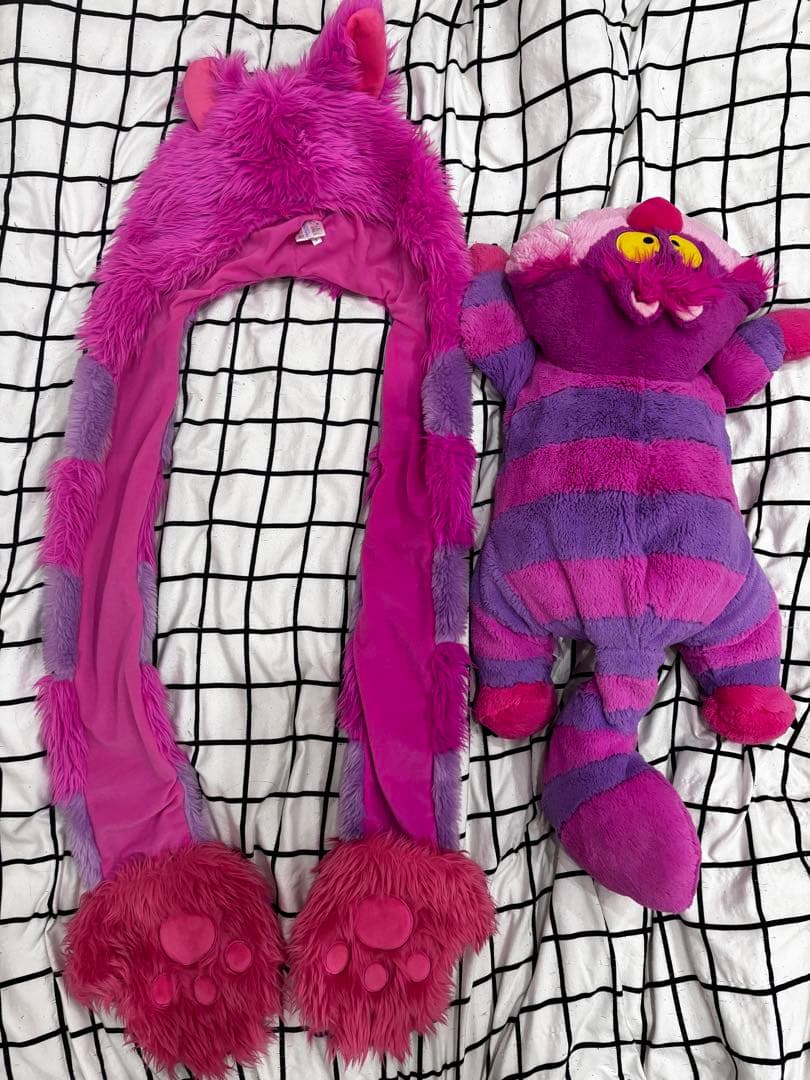 チェシャ猫　ファンキャップ　ぬいぐるみセット