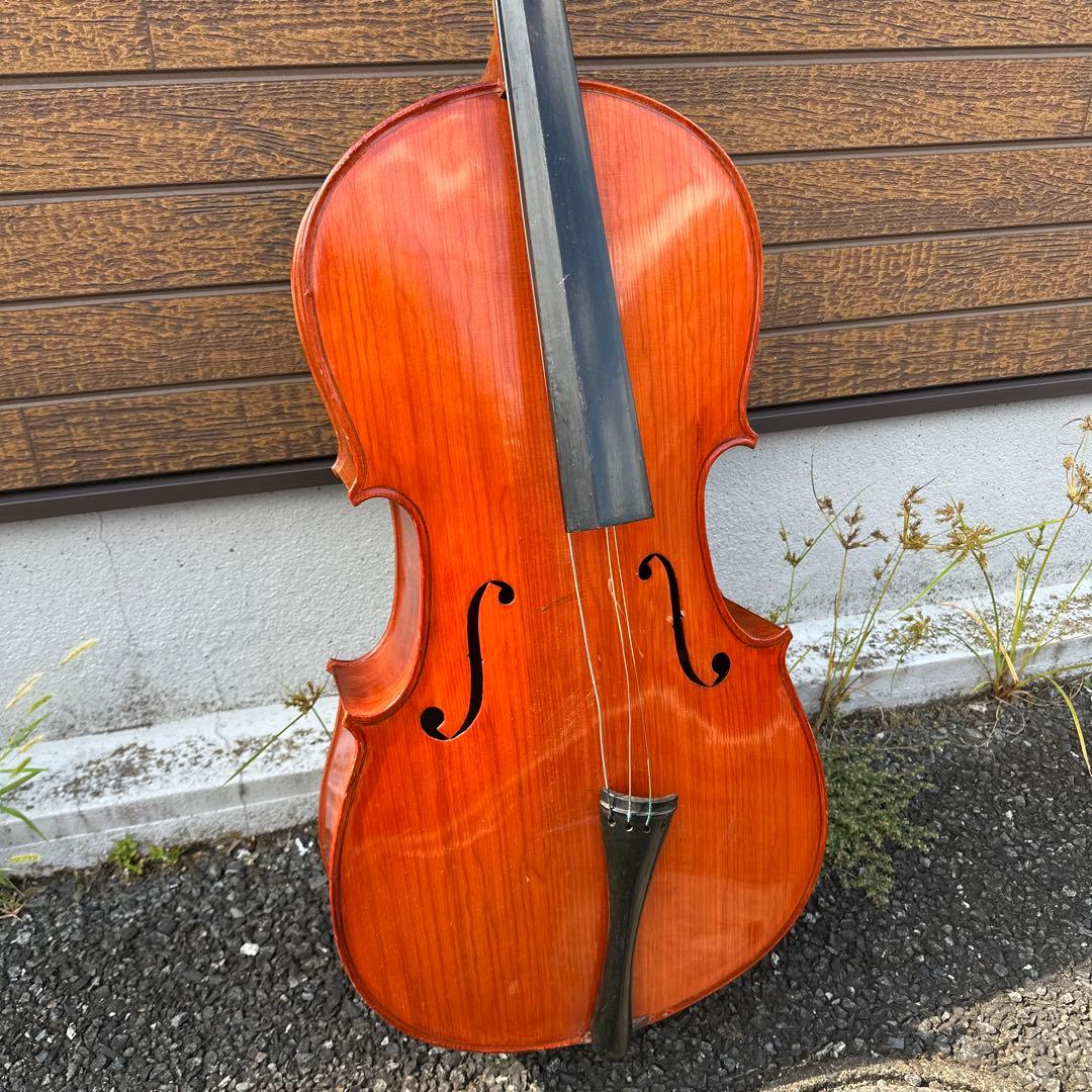 高級 チェロ 本体 弦楽器 手渡し可能