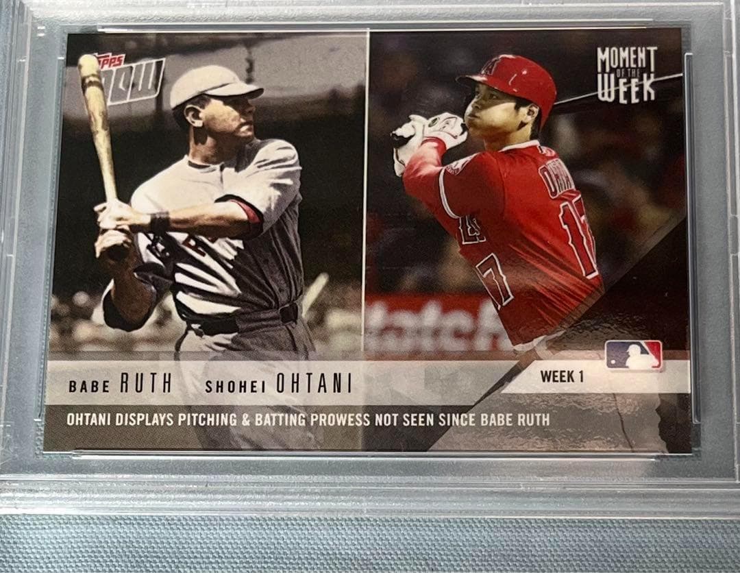 大谷翔平 PSA10 鑑定済 ベイブルース コラボカード #MOW1 topps