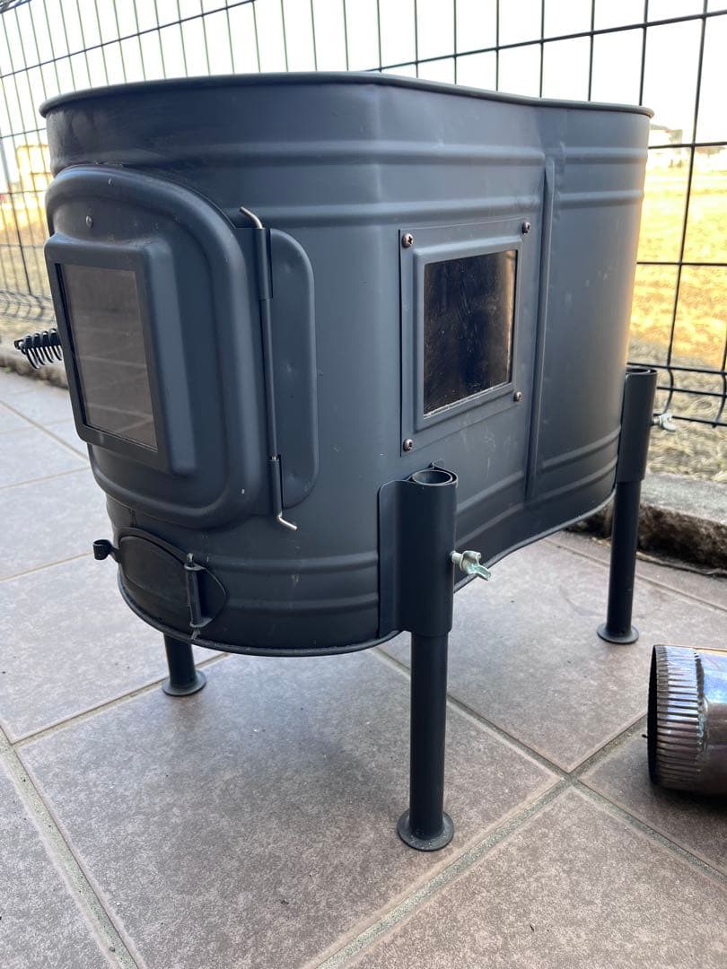 ホンマ製作所 　薪ストーブAPSー48DX ブラックエディション　ステンレス