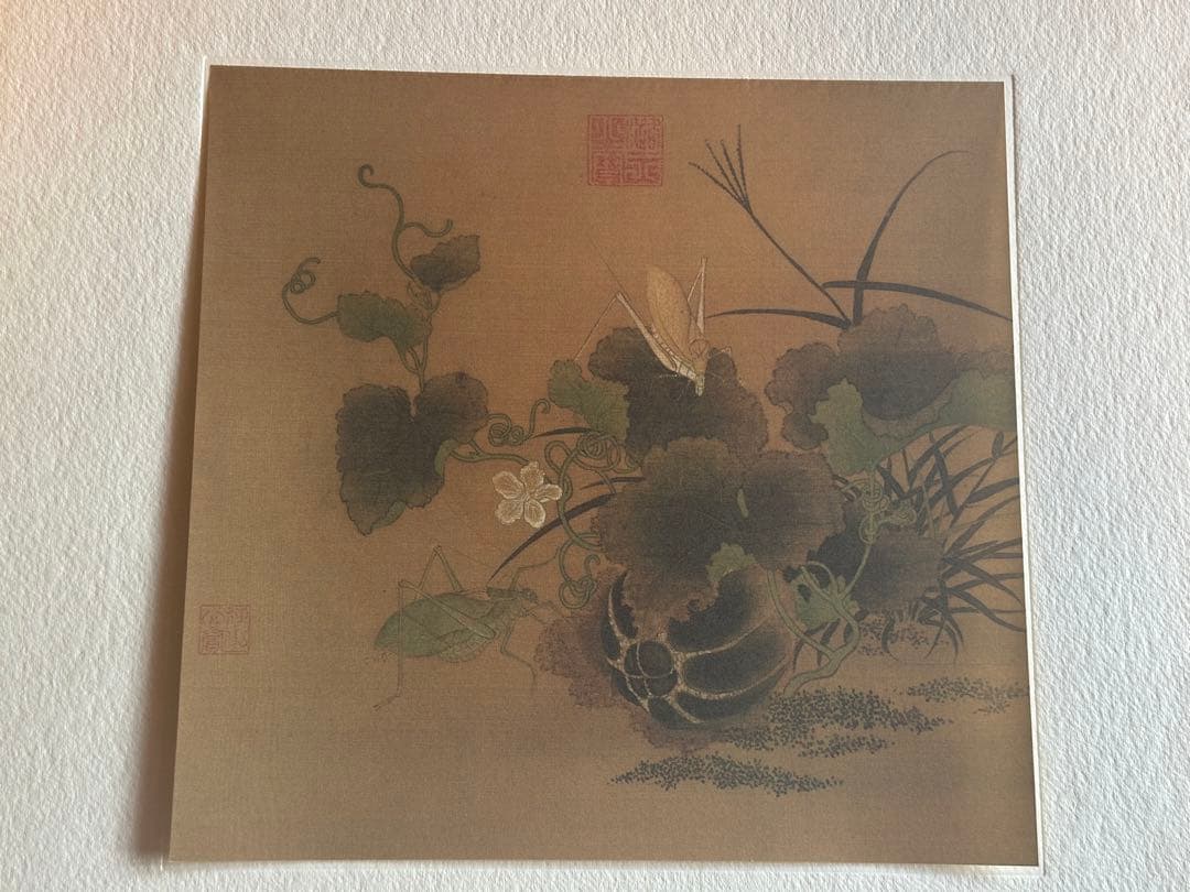 中国絵画　替わり絵12枚　アンティーク　古美術　骨董　中国美術