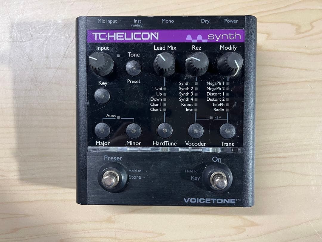 ■TC-HELICON Voicetone Synth ボーカルエフェクター