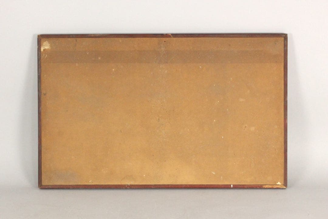 No4649 扁額装　亀井南冥(魯.道載) 三字書　紙本　書道　古美術　送料無料