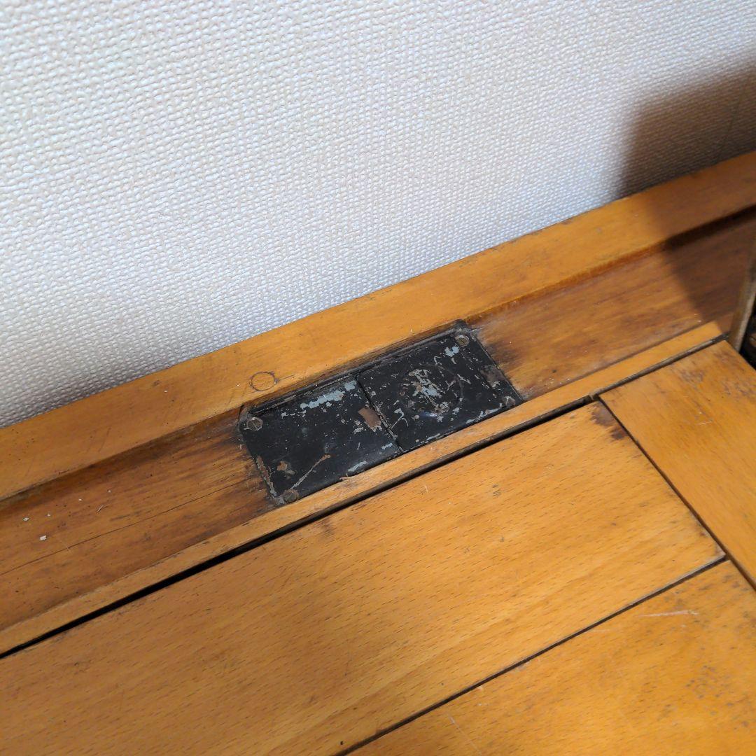 イギリスアンティーク　小学校の机　2人掛け　値引OK