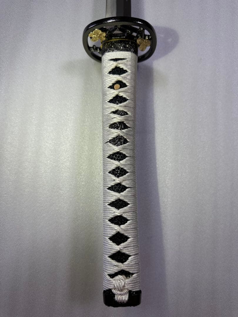 新品 模造刀　樋入り刀身 打刀 黑鞘　コスプレ 鞘付き長さ約105cm 26A2