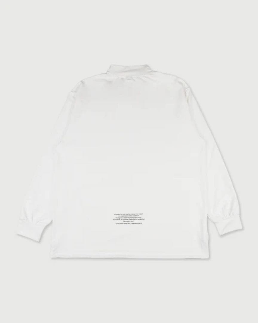 今期　ラフロッグ　RUFFLOG MOCK NECK ホワイト　サイズM