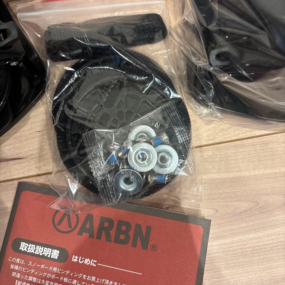 新品未使用ARBN nature series ブラックビンディング　L/M