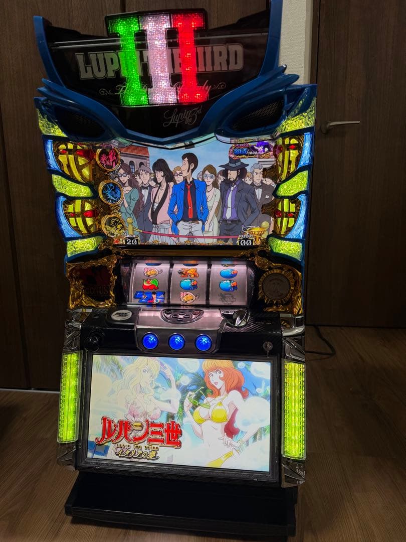い*み様 ルパン三世　イタリアの夢　パチスロ実機 Aスロット購入 家庭用電源 音