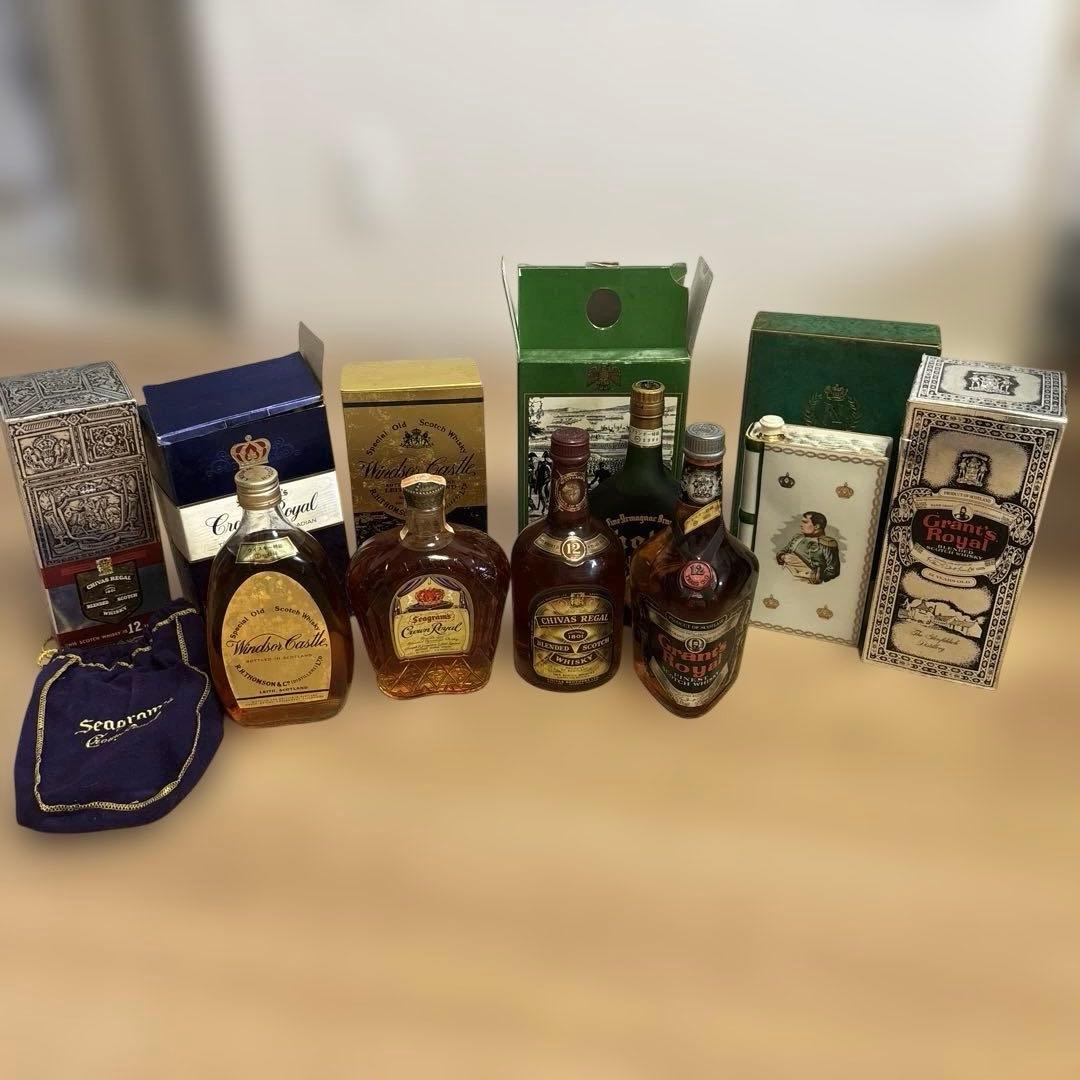 ウイスキー　ブランデー　古酒6本セット