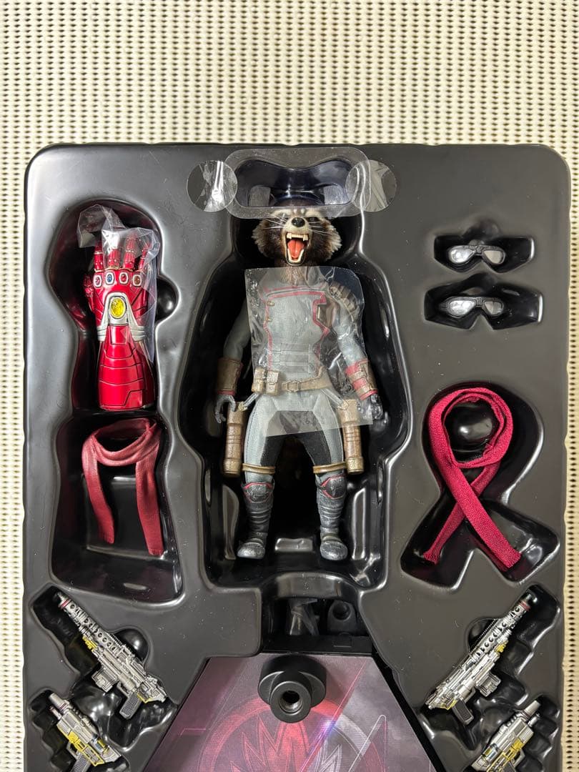 エンドゲーム　ガーディアンズオブギャラクシー　ロケット　ホットトイズ