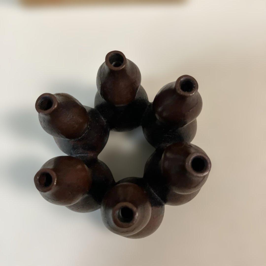 茶道具 蓋置 呂舟造 共箱