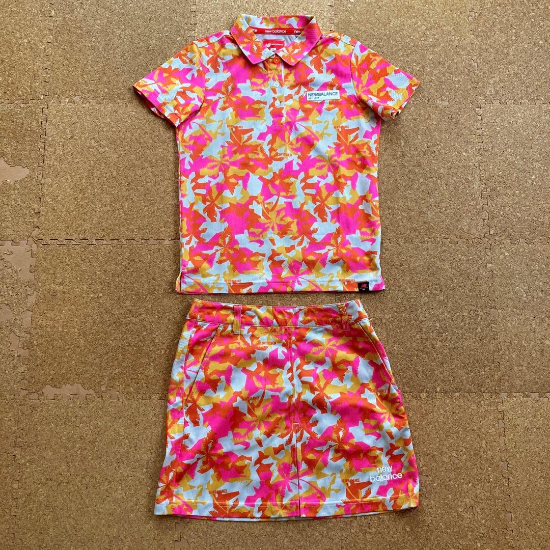 【美品】ニューバランス　new balance セットアップ　ゴルフスカート