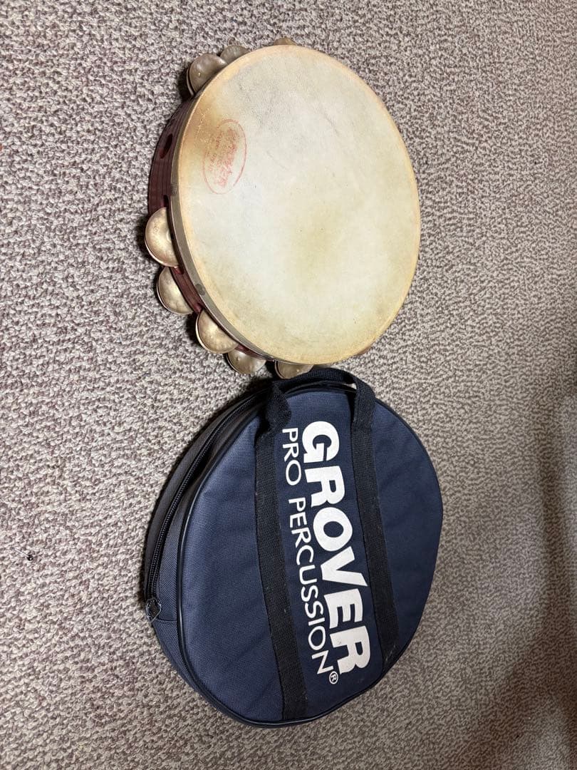 GROVER タンバリンcustam dry silverケース付き