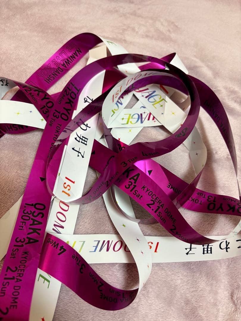 早い者勝ち　値下げ中　なにわ男子 銀テープ　全7色フルセット比較的美品