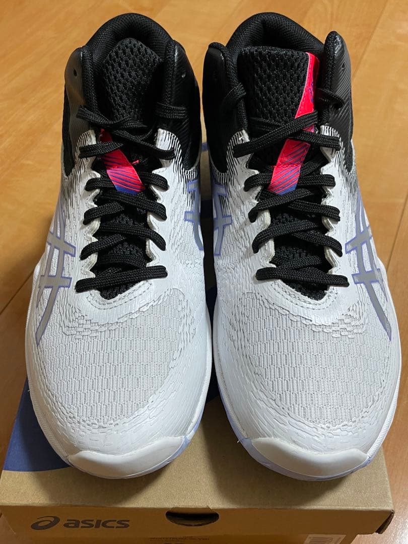 ASICS バレーボールシューズ ホワイト/ブラック/ピンク