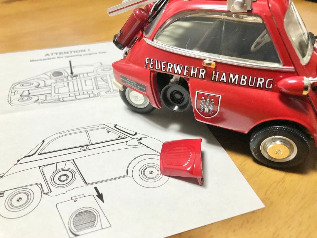 ★絶版レア！￼レベル1/18￼  イセッタ 250 シュネルゼン￼消防車