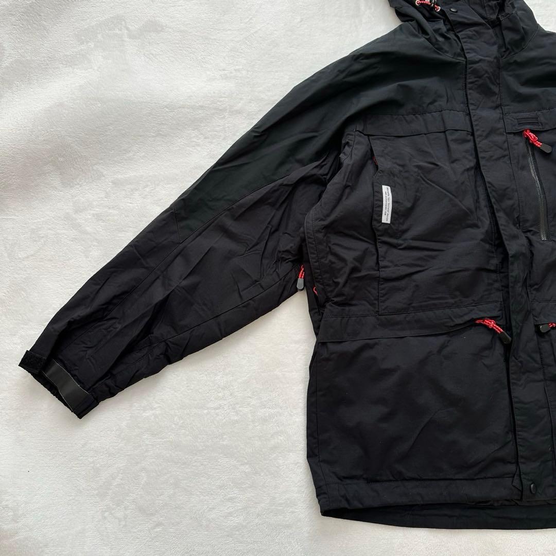 デサント オルテライン　スキーウェア（L相当）黒　裏起毛　ナイロン