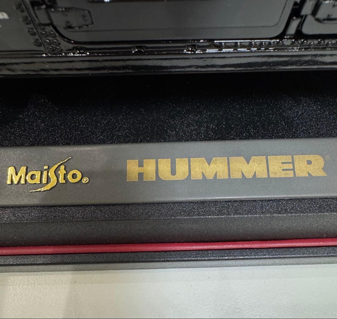 Maisto HUMMER 1:18 ハマー H1 ブラック エディション