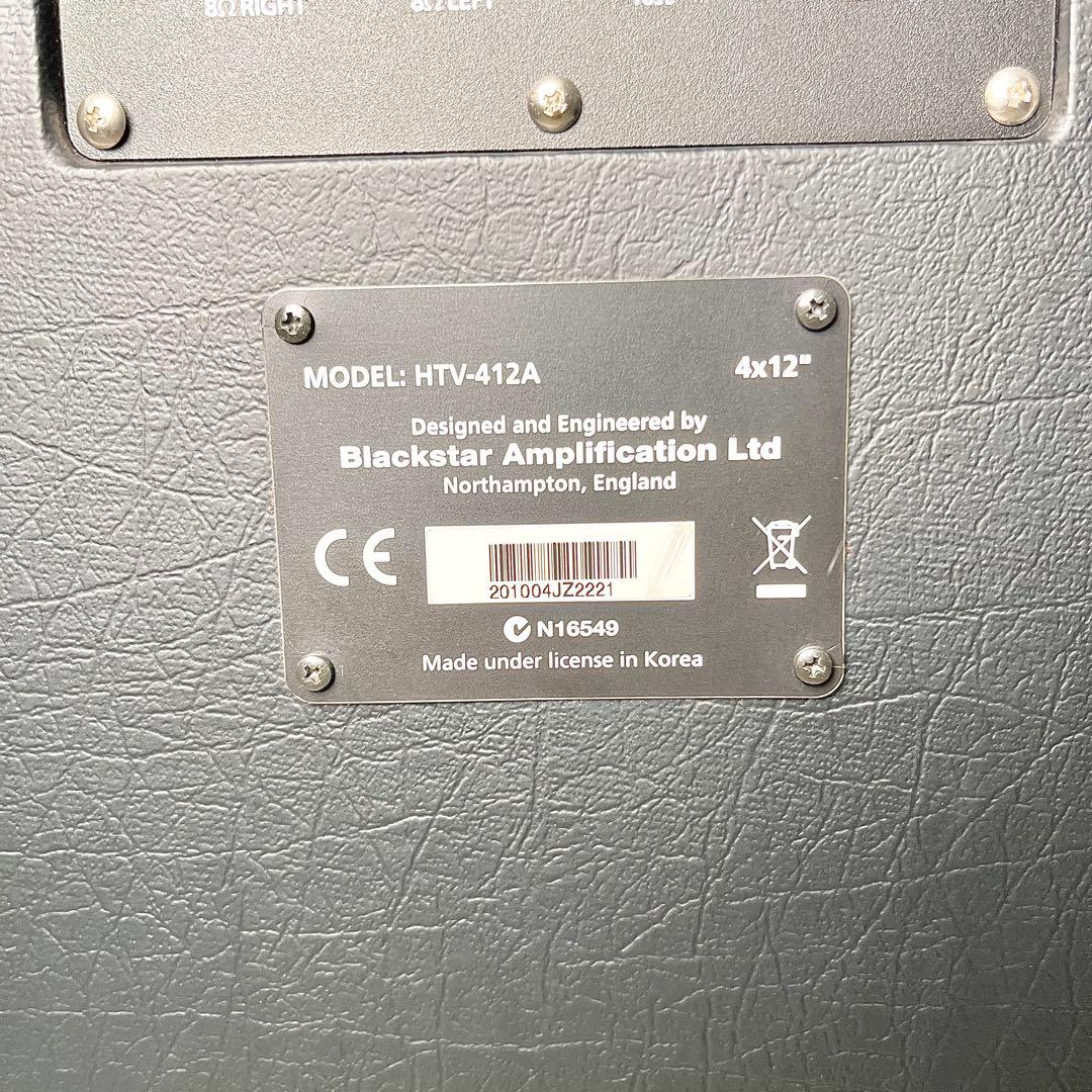 【美品】Blackstar HTV-412A ギターアンプ キャビネット