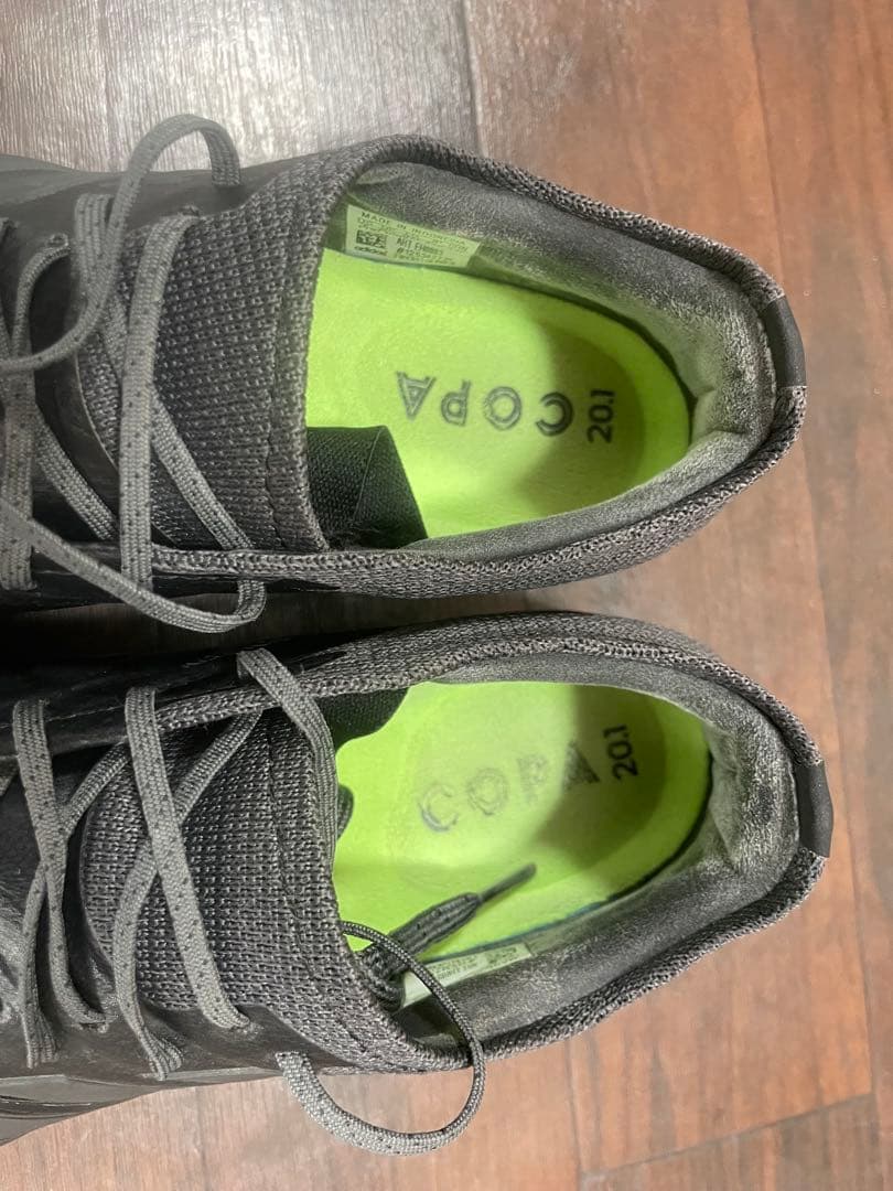 アディダス コパ 20.1 FG(ブラック×グリーン）25.0cm