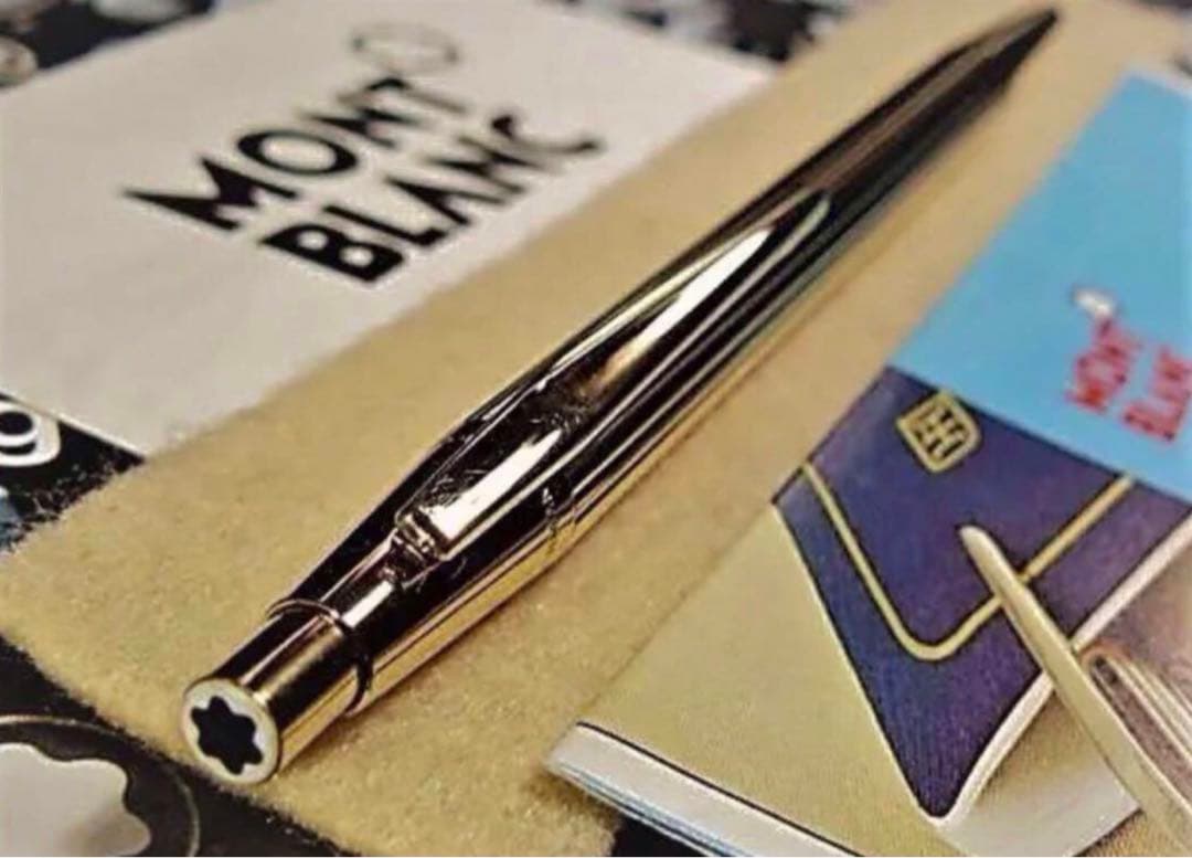 ⭐️金運を呼ぶ黄金の総金張り⭐️モンブラン⭐️ノブレスNo1547⭐️ペンシル0、5㍉