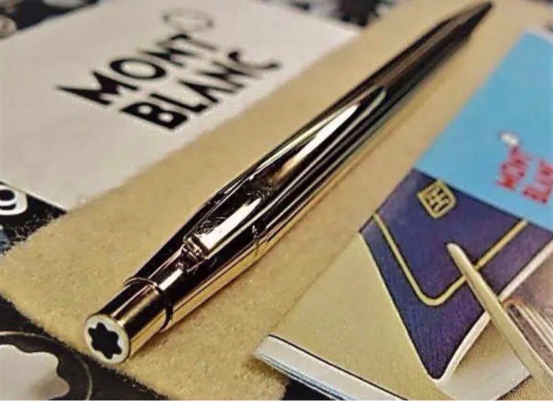 ⭐️金運を呼ぶ黄金の総金張り⭐️モンブラン⭐️ノブレスNo1547⭐️ペンシル0、5㍉