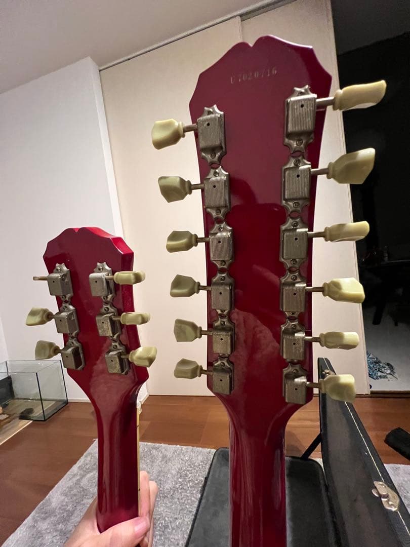 ギター Epiphone SG String Double-Neck Burgundy