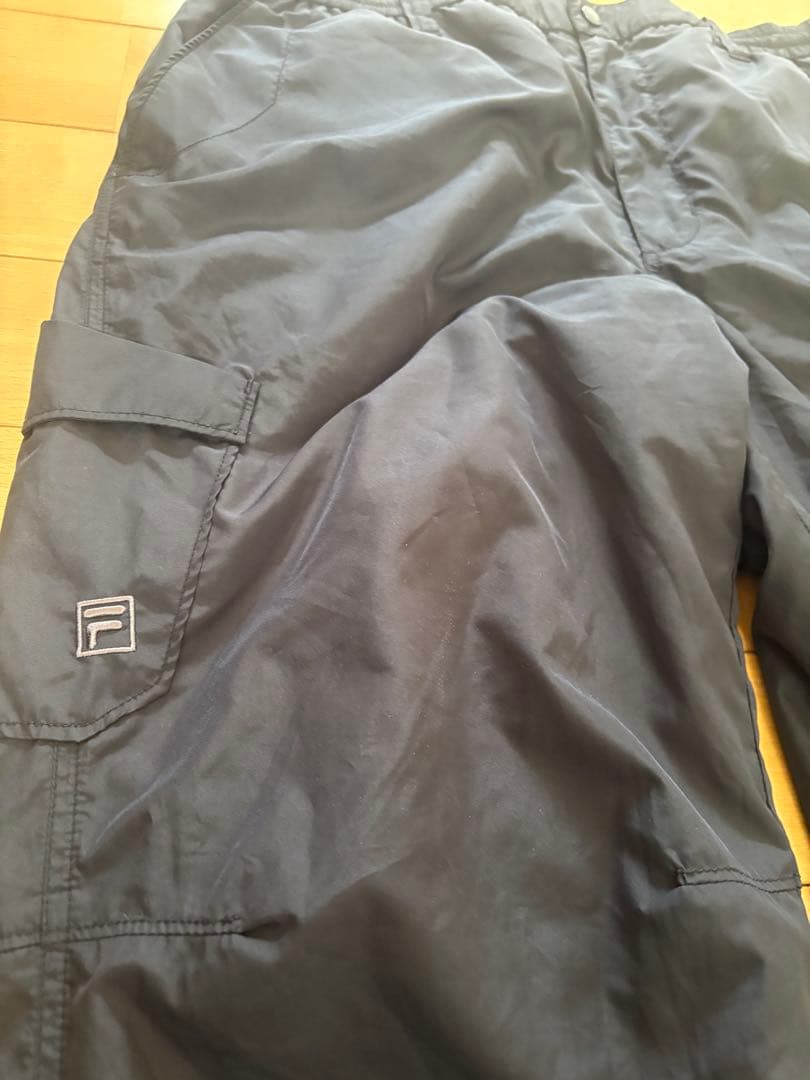 FILA GOLF ブラック　ジャケット　パンツ　セット　LLサイズ