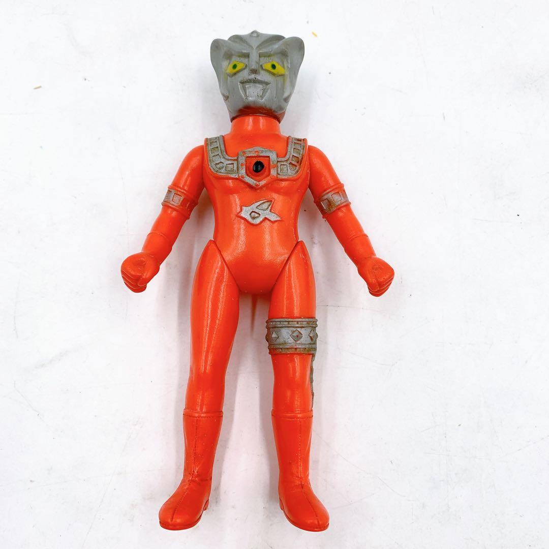 10A25 ウルトラマンレオ アストラ ブルマァク ミドルサイズソフビ 当時物