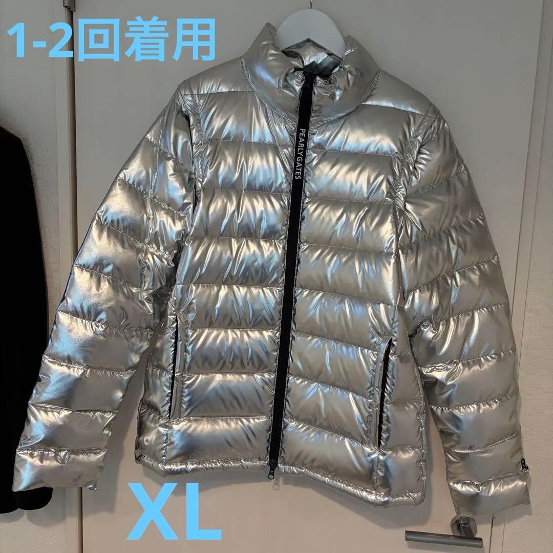 送料込☆PEARLY GATES シルバー ダウンジャケット