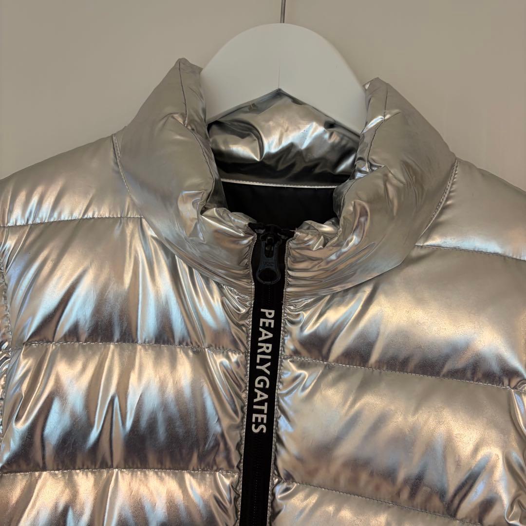 送料込☆PEARLY GATES シルバー ダウンジャケット