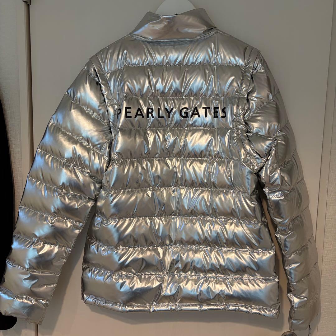 送料込☆PEARLY GATES シルバー ダウンジャケット